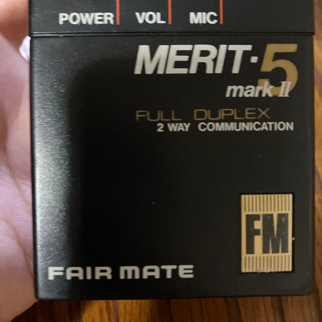 D-1 【希少】Fair Mate MERIT-5トランシーバーヘッドホン型