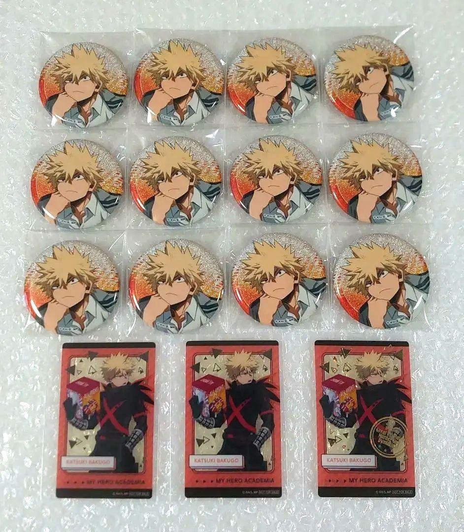 僕のヒーローアカデミア　グリッターカンバッジ　爆豪勝己　クリアカード　ナムコ