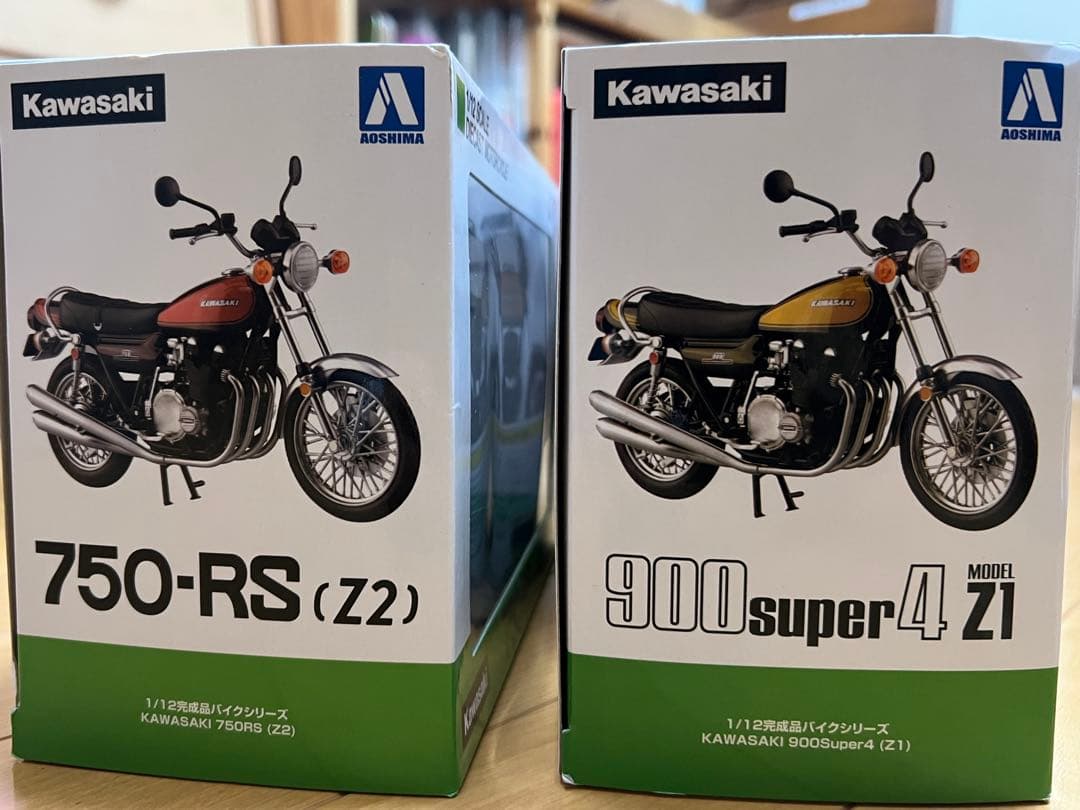 ミ*チ様 Kawasaki Z1&Z2 アオシマ1/12SCALEダイキャストセ