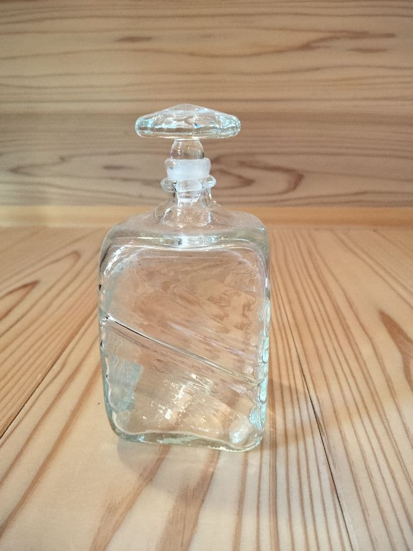 倉敷ガラス　小谷真三作　栓付き瓶