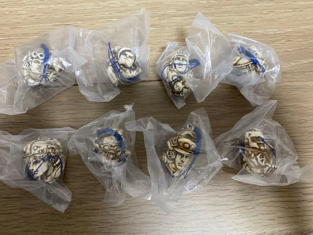 内袋未開封 全8種セット 荒木飛呂彦原画展 ジョジョの奇妙な冒険 根付ストラップ