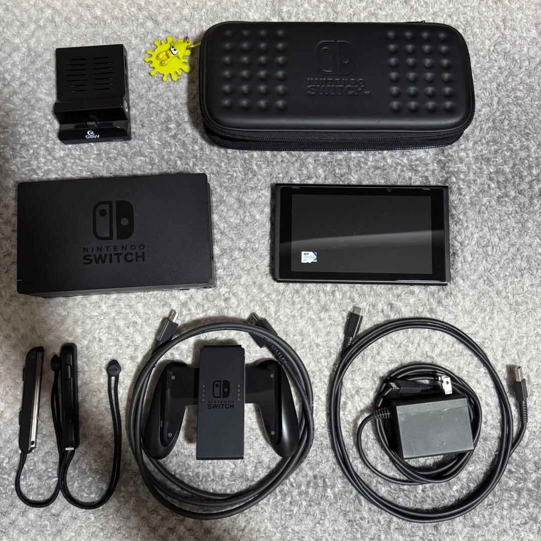 Nintendo Switch 本体 ジョイコンなし SDカード ケース 箱付き