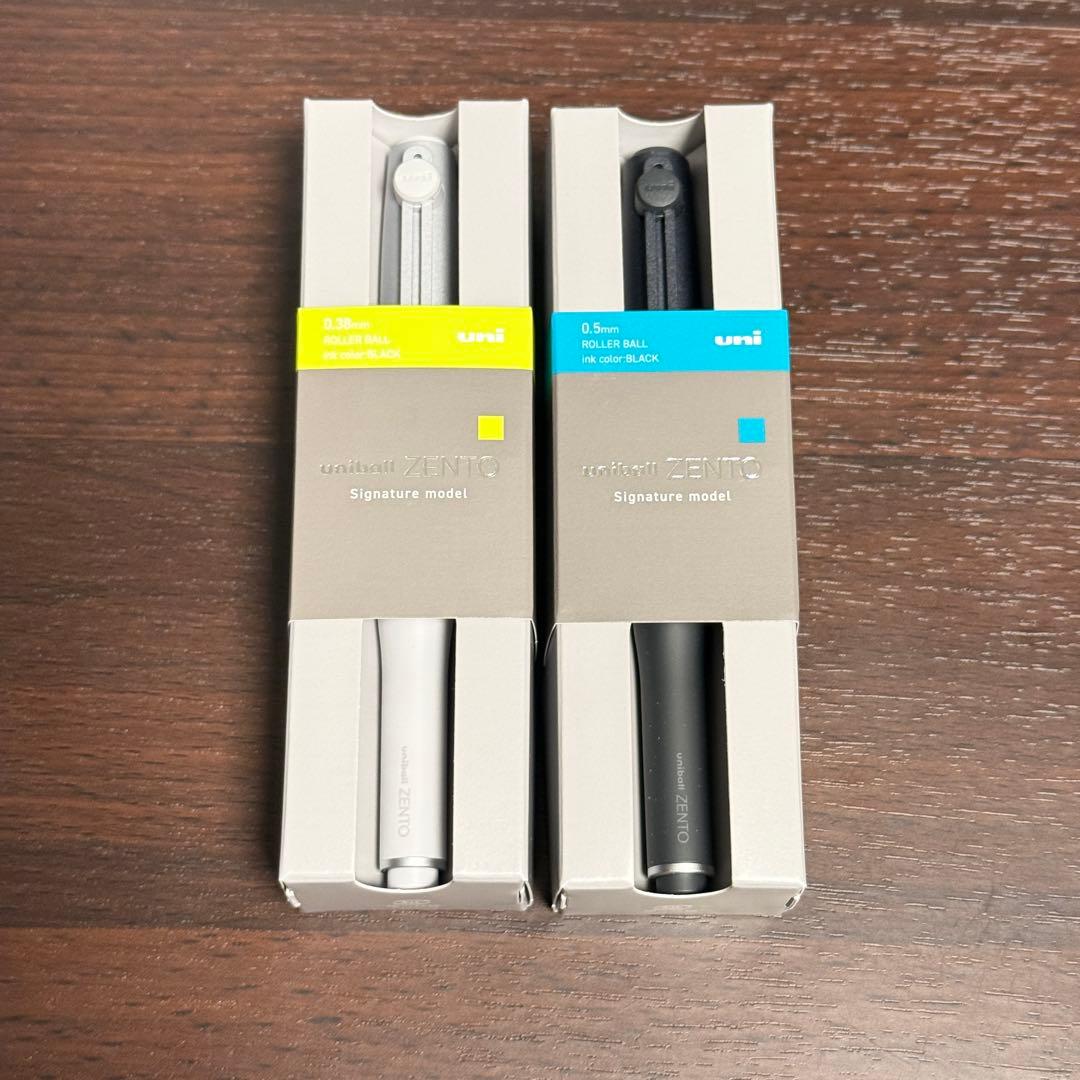 ユニボール zento ゼント シグニチャー モデル ブラック シルバー