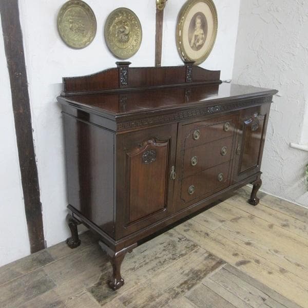 イギリス アンティーク 家具 サイドボード キャビネット 什器 英国 6559c