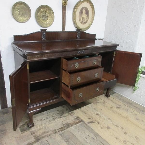 イギリス アンティーク 家具 サイドボード キャビネット 什器 英国 6559c