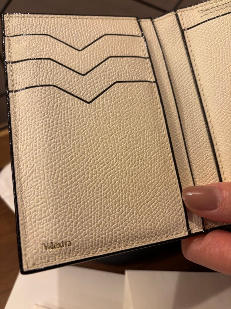 emerald★Valextra ヴァレクストラ イジィデ 三つ折り財布