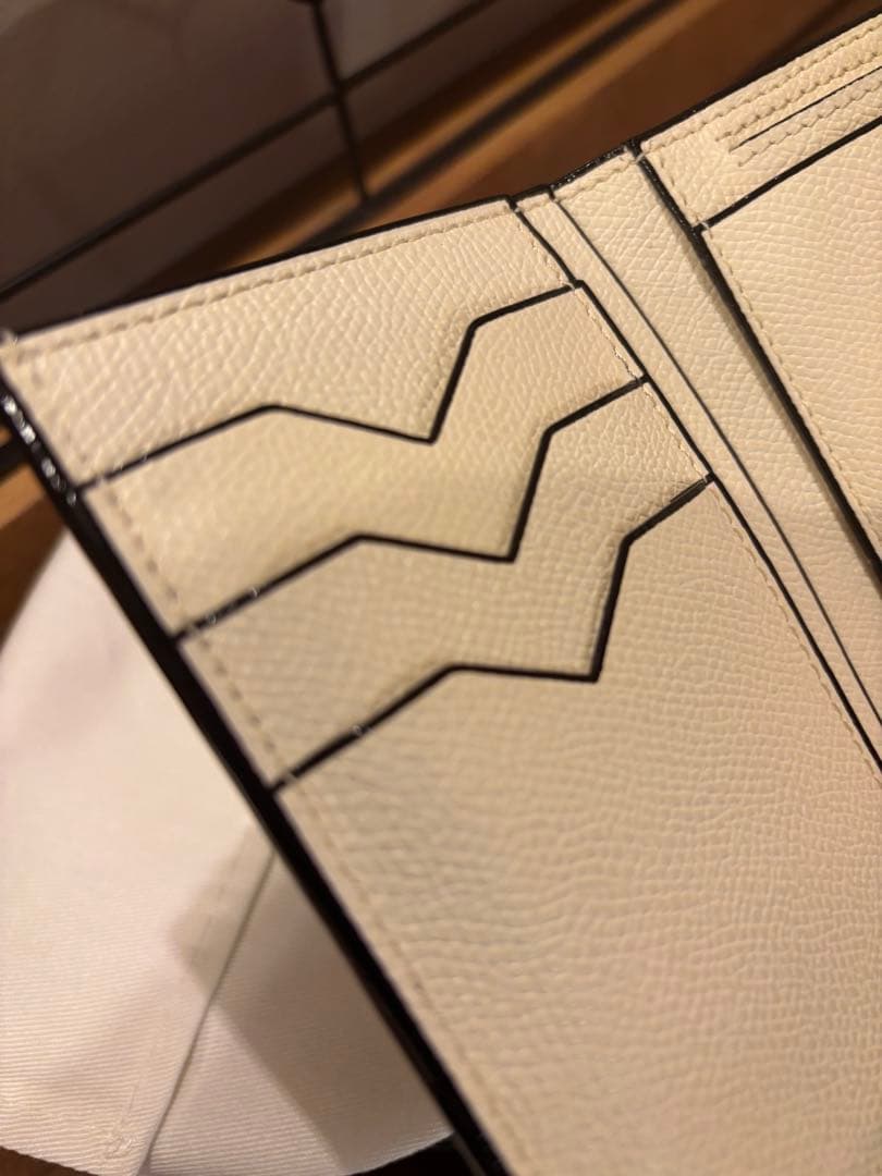 emerald★Valextra ヴァレクストラ イジィデ 三つ折り財布