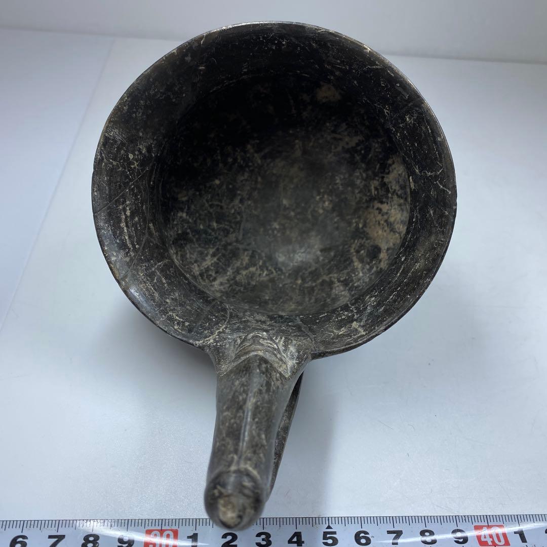 専用　古代　ペルー土器　紀元前　直径11.9㎝　タカチ　東な7-0217①