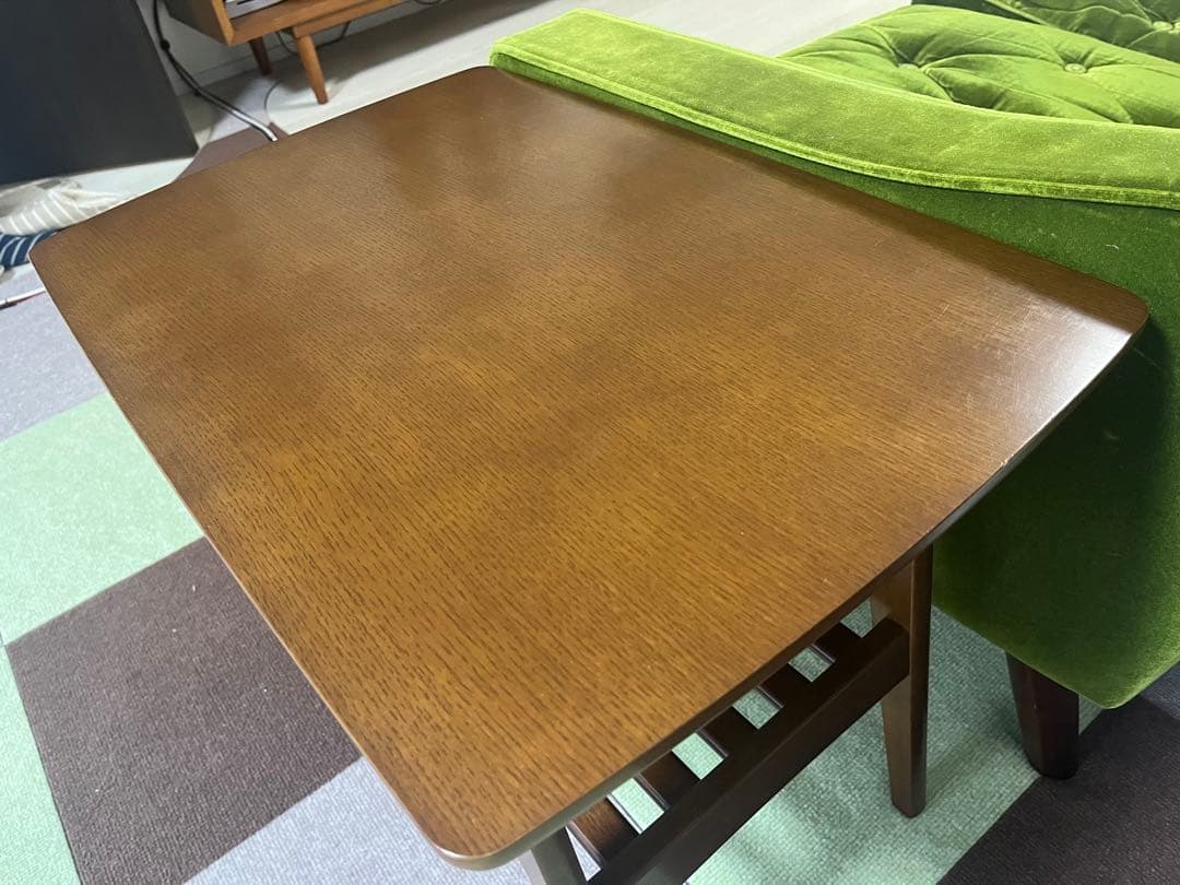 カリモク60 サイドテーブル オーク天板　T36200MW