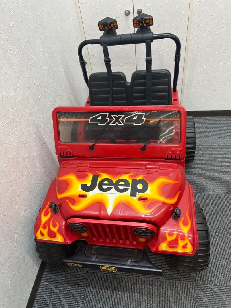 Jeep ジープ 電動カー風 おもちゃ ディスプレイ用 レッド