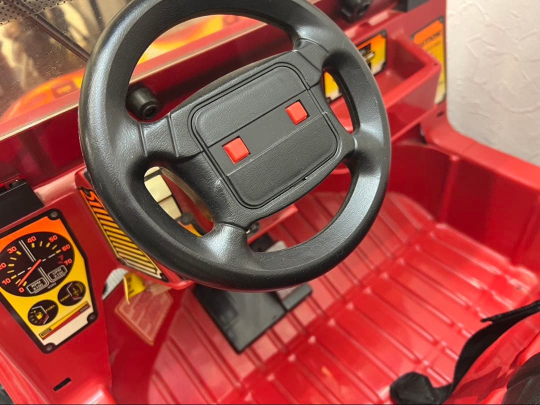 Jeep ジープ 電動カー風 おもちゃ ディスプレイ用 レッド