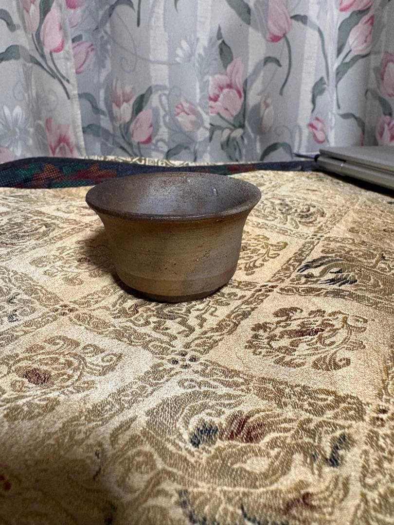 北大路魯山人　人気の備前ぐい呑み　共箱