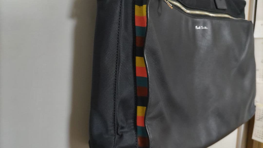 ★美品★ポールスミス ビジネス ブリーフ 2way レザー ブラック