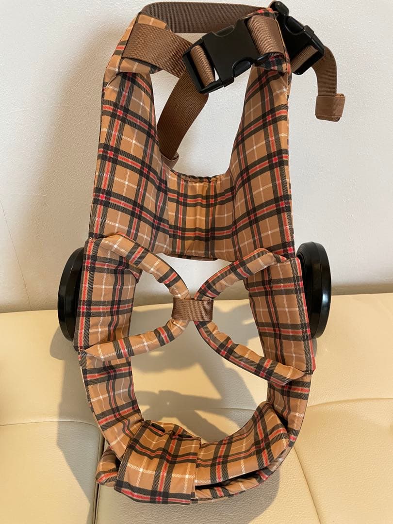 小型犬用車椅子⭐︎WANCORO【チェック柄】美品