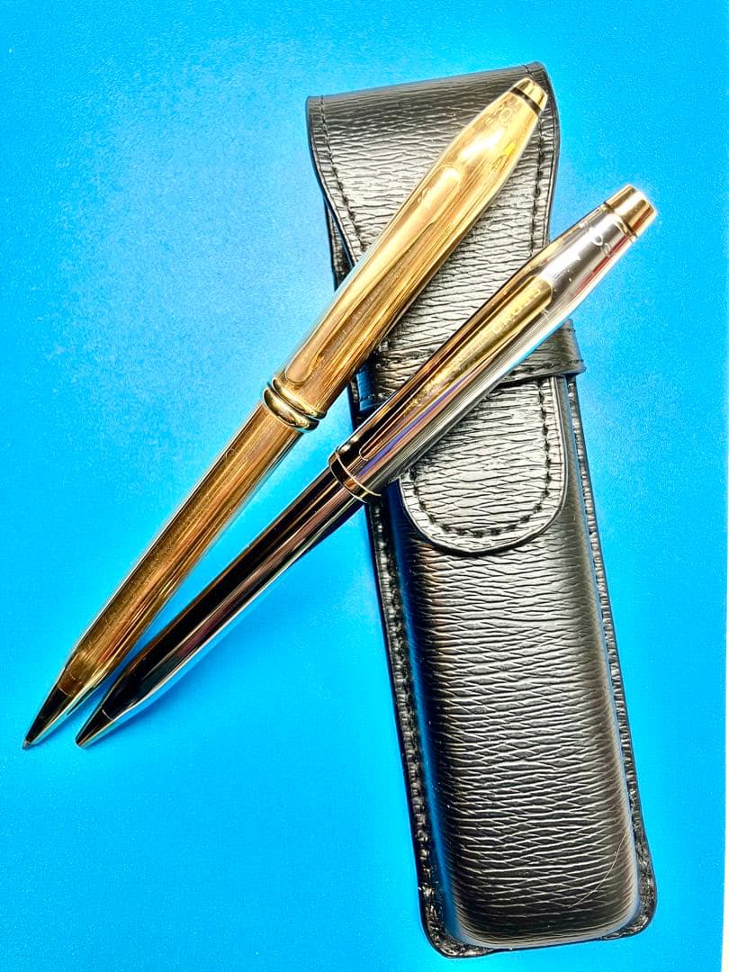 米国CROSS 社製ボールペン タウンゼント　ゴールド シルバー