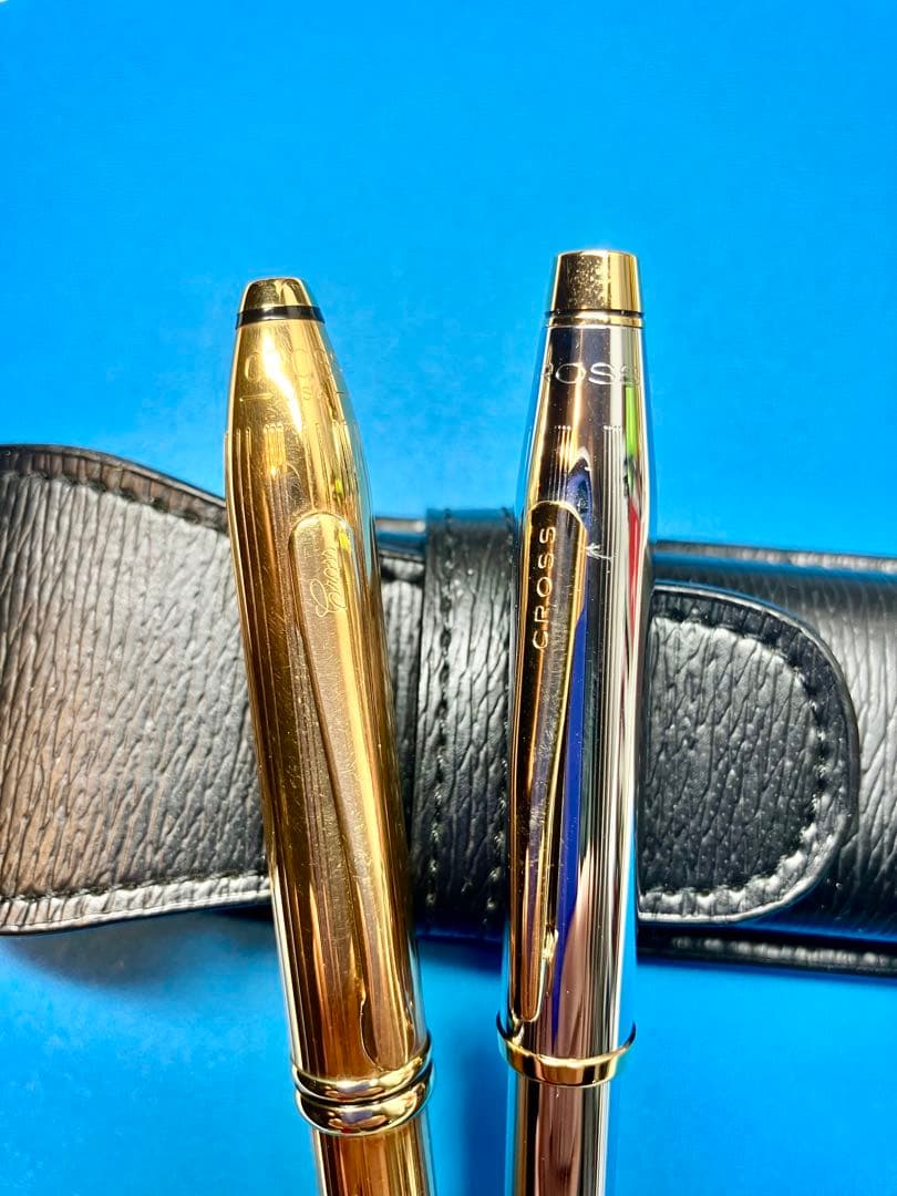 米国CROSS 社製ボールペン タウンゼント　ゴールド シルバー