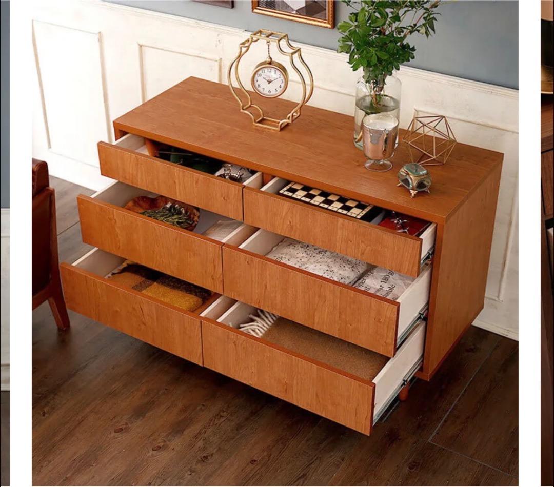 ナチュラルウッド ミッドセンチュリーキャビネット