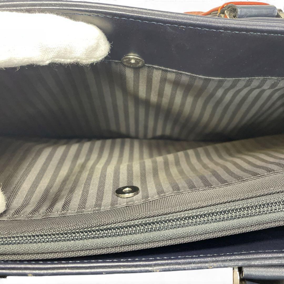 TAKEO KIKUCHI ビジネスバッグ ブリーフケース レザー×ナイロン