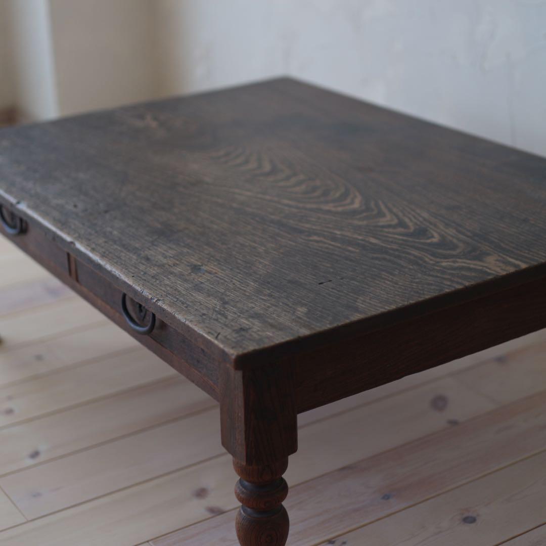 文机　ろくろ脚（抽斗2杯付き)