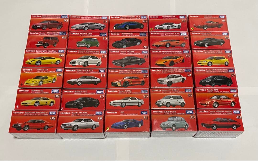 全台シュリンク付き未開封品 トミカプレミアム 発売記念仕様 30台