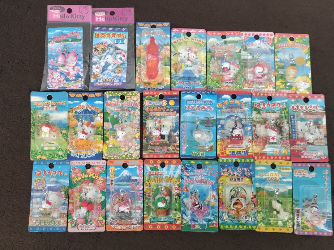 Hello Kitty ハローキティ 静岡限定ファスナーストラップ 23種セット