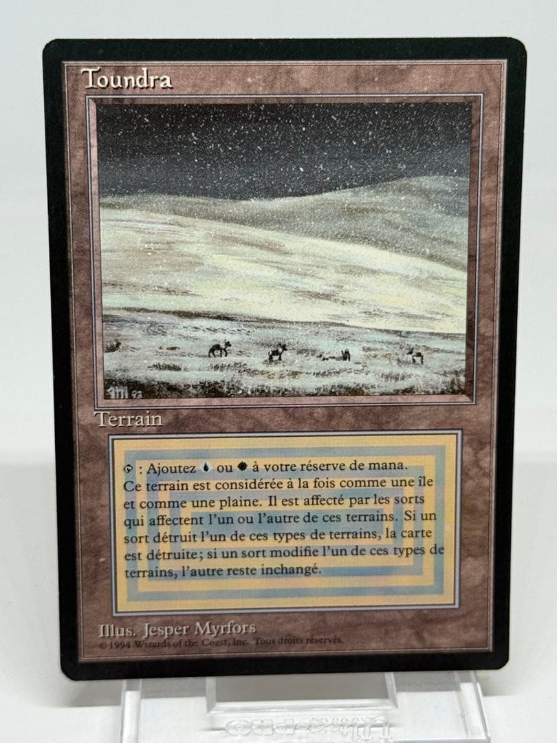 《Tundra》[3EDBB]フランス語黒枠　デュアルランド