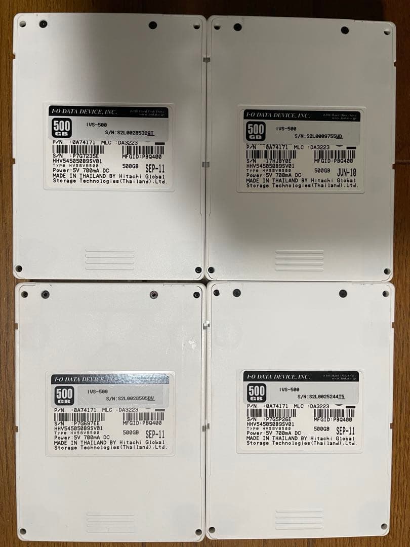 シ*ト様 IODATA iVポケット カセットHDD（iVDR-S）500GB