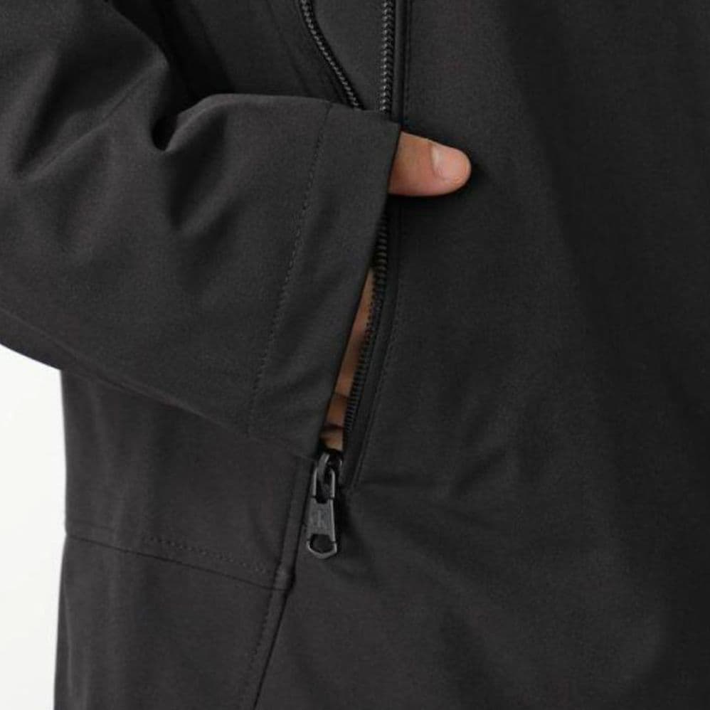 【M】  カルバンクライン フードジャケット 裏ボア/黒