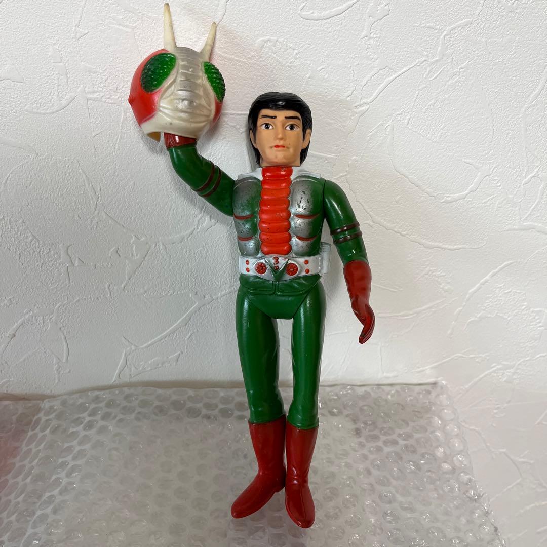 ⚠️レア　仮面ライダーV3 面取れ　ミドルサイズ　旧バンダイ