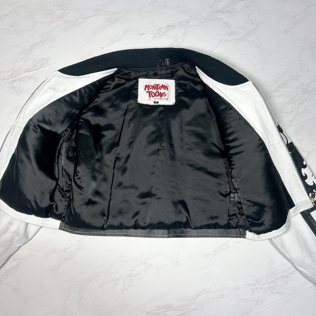 美品✨MONTANA TOONS ベティブープ　レザージャケット　ブルゾン