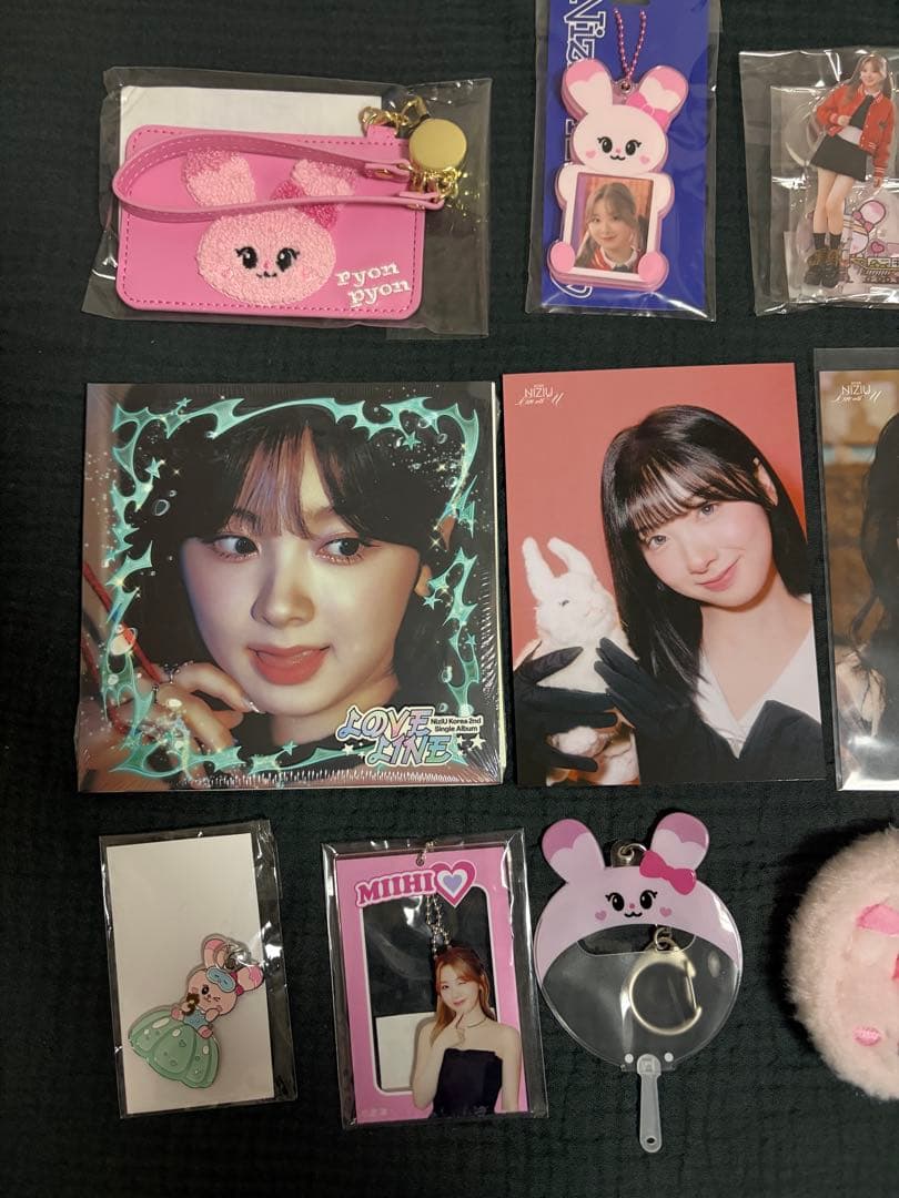 NiziU ミイヒ ぴょんぴょん パスケース アクスタ ホルツ ラントレ トレカ