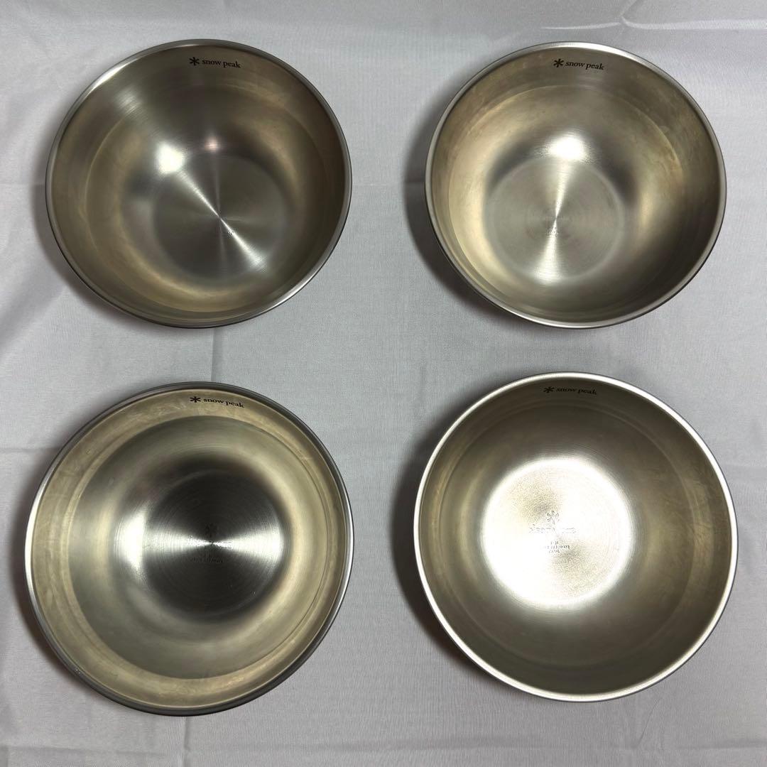  PEAKスノーピーク テーブルウェア4点セット4人分