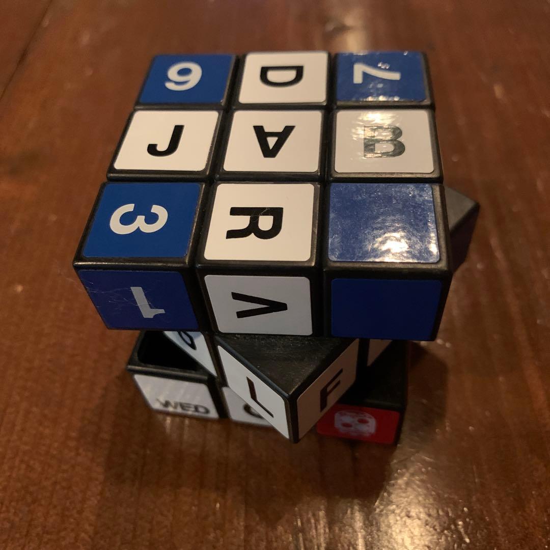 1983当時物ルービックキューブ オセロ選手権 10周年記念 カレンダー ツクダ