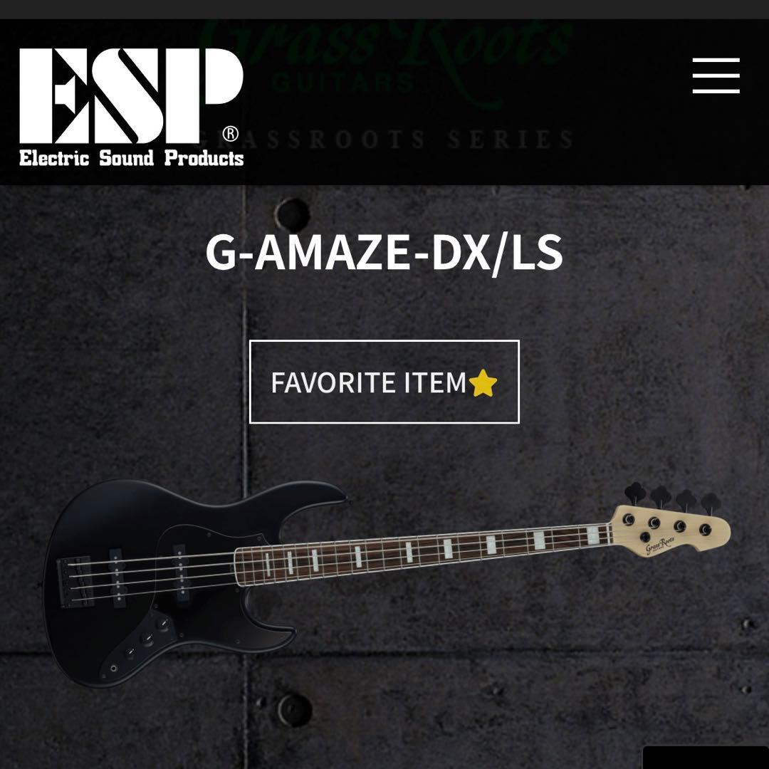GrassRoots G-AMAZE-DX/LS エレキベース グラスルーツ