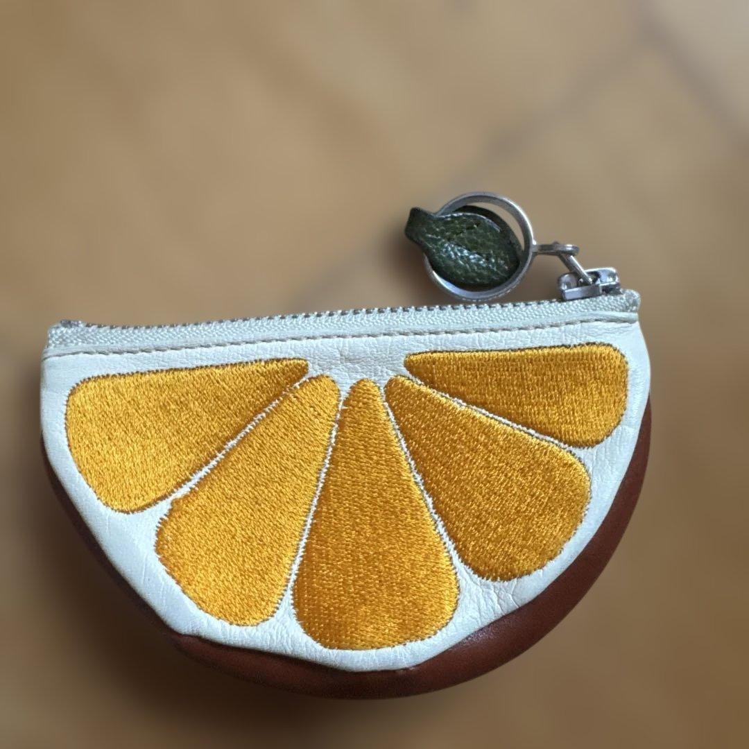 supermarket relaxfit オレンジポーチ