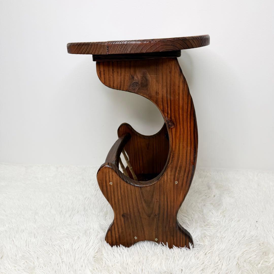 英国ビンテージ レトロ 楕円形 サイドテーブル アンティーク ヴィンテージ