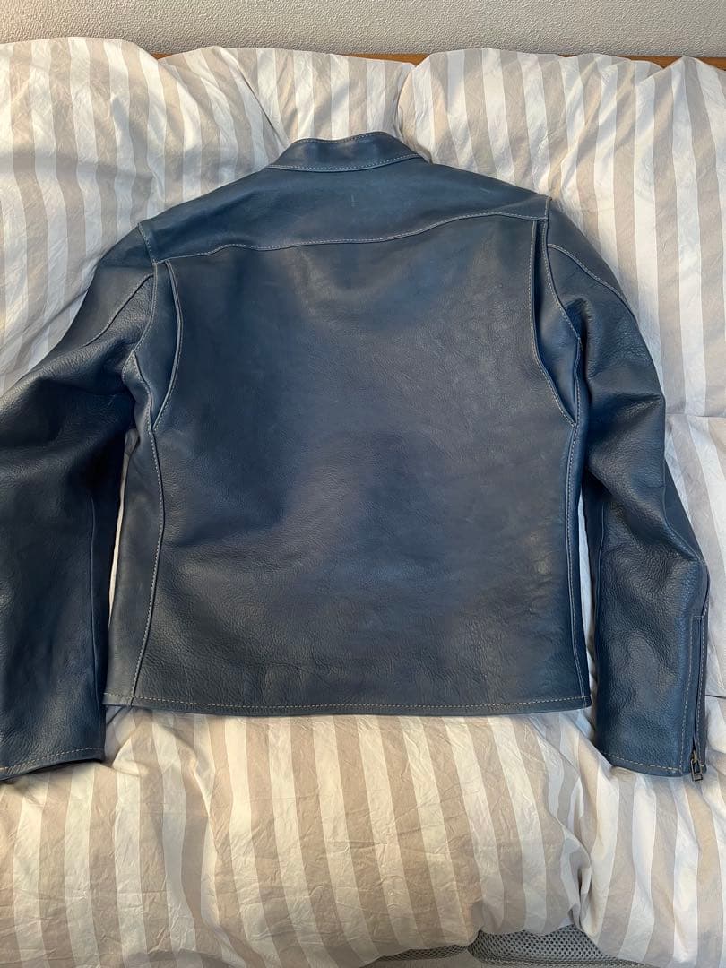 天神ワークスJT01 シングルライダースジャケット 42