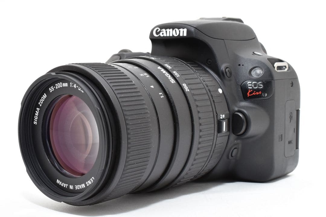 CANON EOS Kiss X9望遠レンズセット/SIGMA 55-200mm