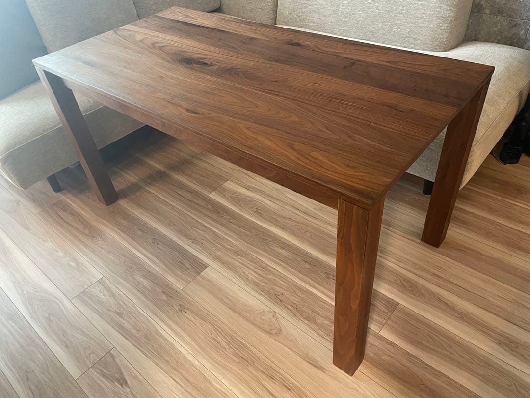 ダイニングテーブル 無垢材 オイル塗装 ウォールナット