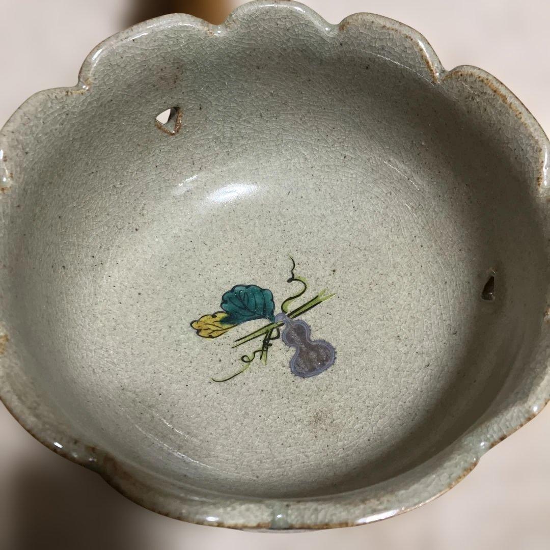 山上竹凰　鉢　九谷