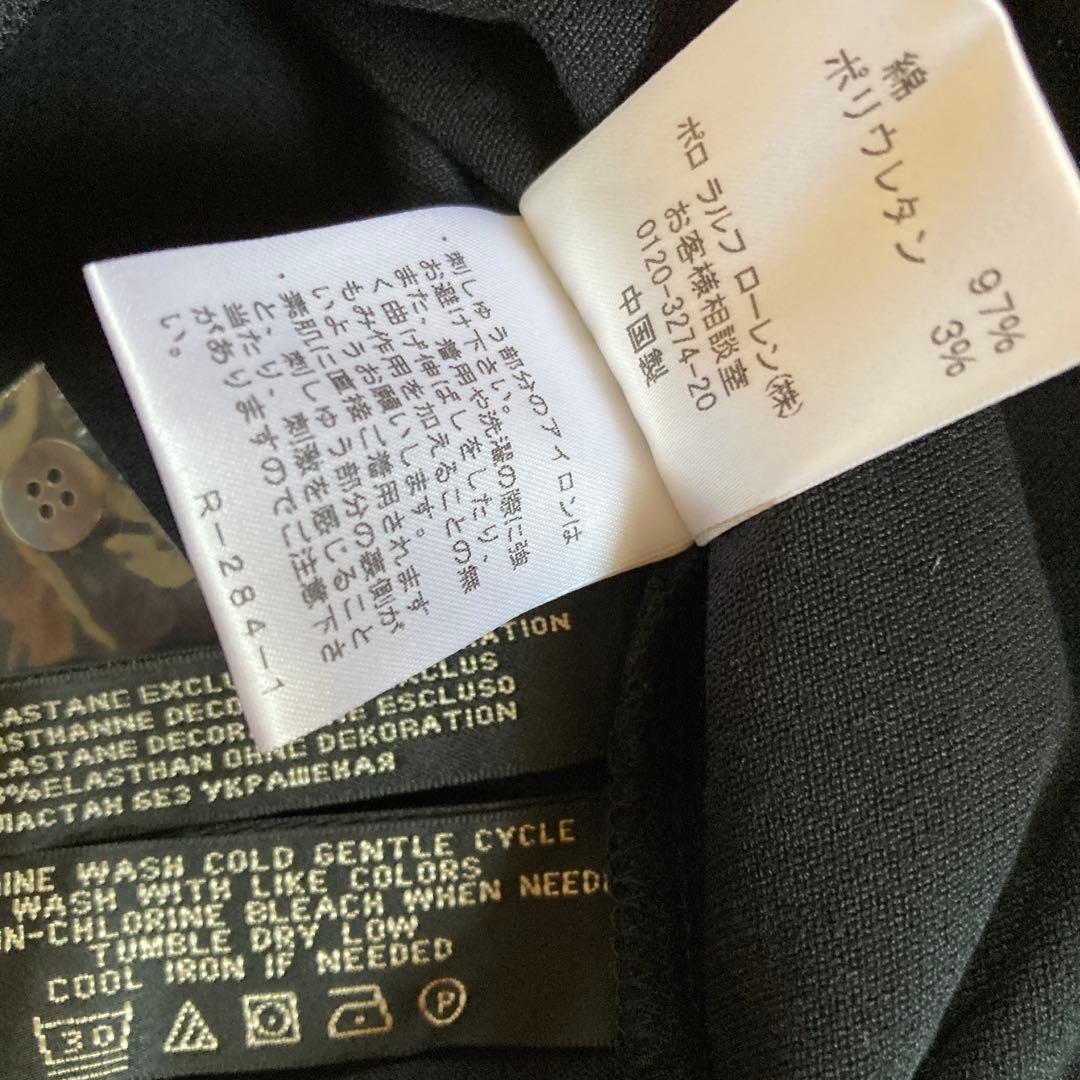 未使用　ラルフローレン　 ピンクポニー　ポロシャツ　ブラック