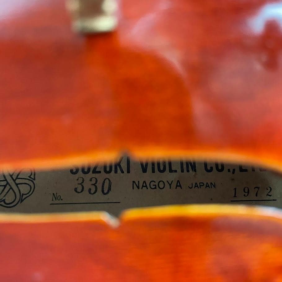 美虎■鈴木バイオリン■ 上位 No.330 3/4 1972年 黄金期 日本製