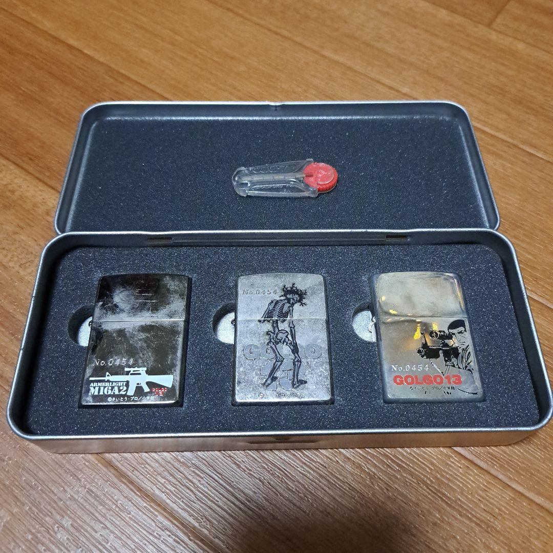 ゴルゴ13　ジッポ　Zippo　未使用　オイルライター　ケース付