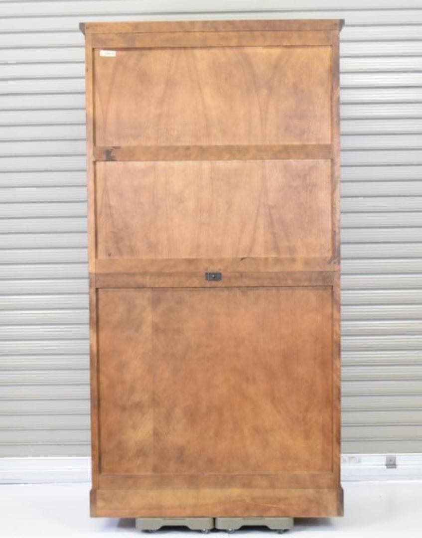 北海道民芸家具 アンティーク 木製 キャビネット 食器棚 飾り棚 HM160K