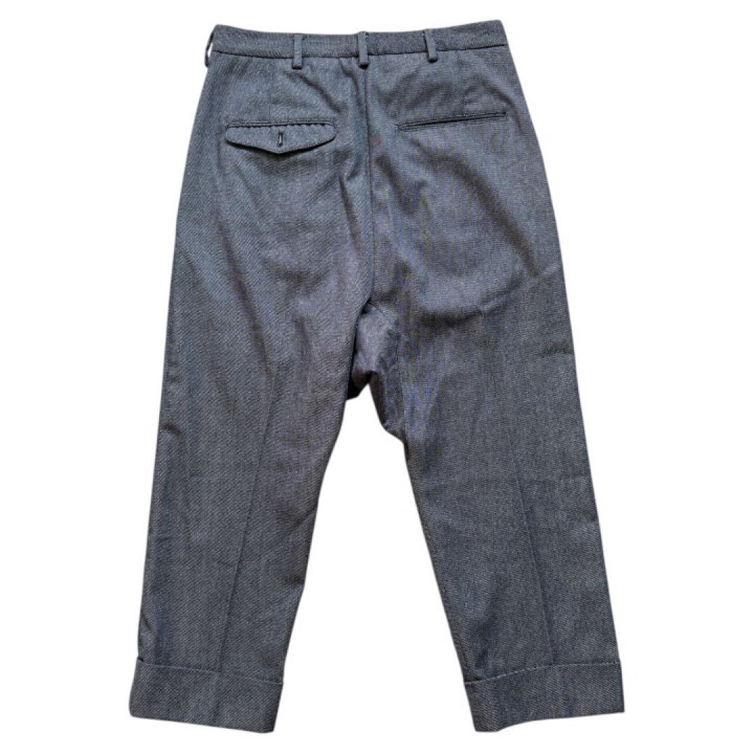 【極美品】ガブリエレ パジーニ ウールツイル サルエルスラックス ネイビー