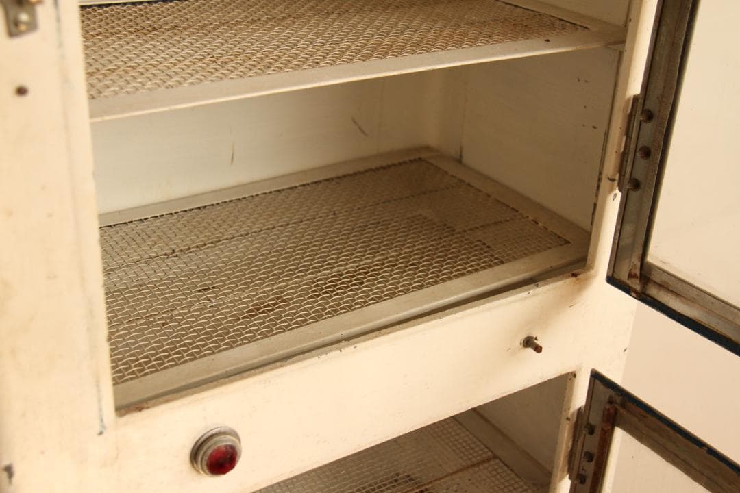 消毒ケース　病院　理容室　店舗什器　古家具　和家具　ビンテージ　アンティーク