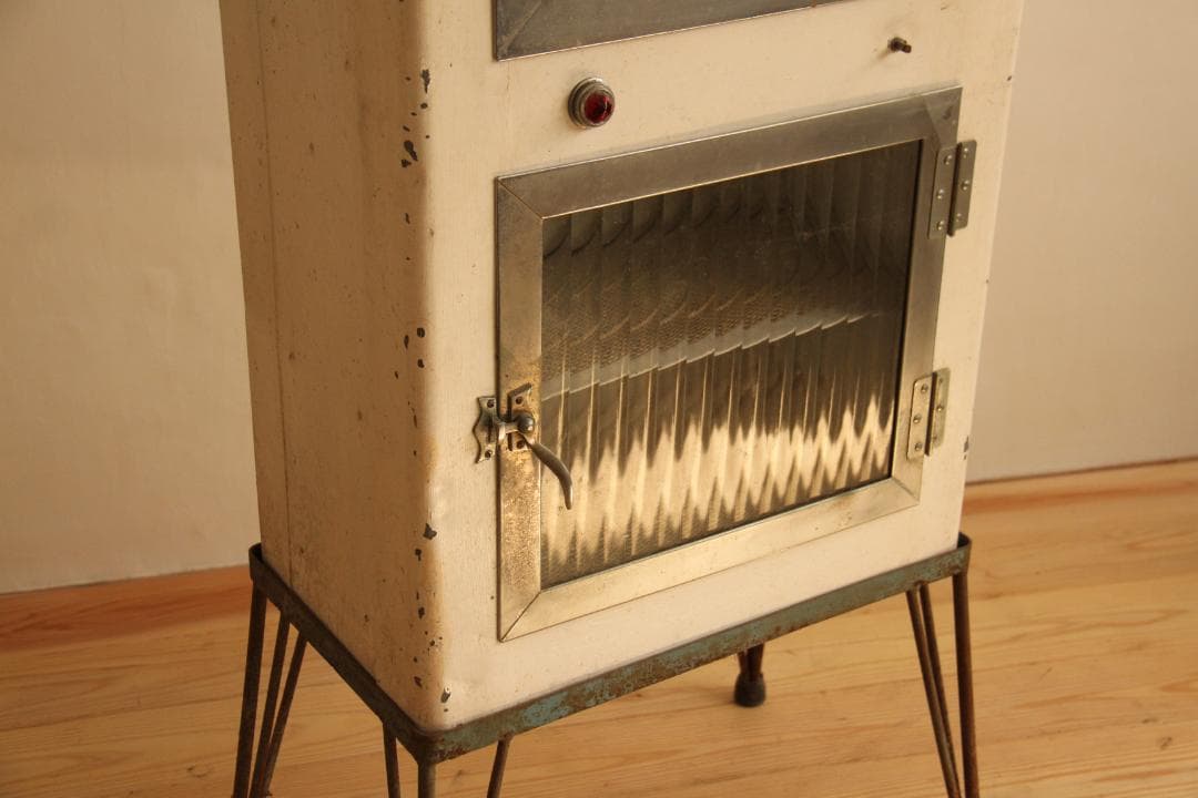 消毒ケース　病院　理容室　店舗什器　古家具　和家具　ビンテージ　アンティーク