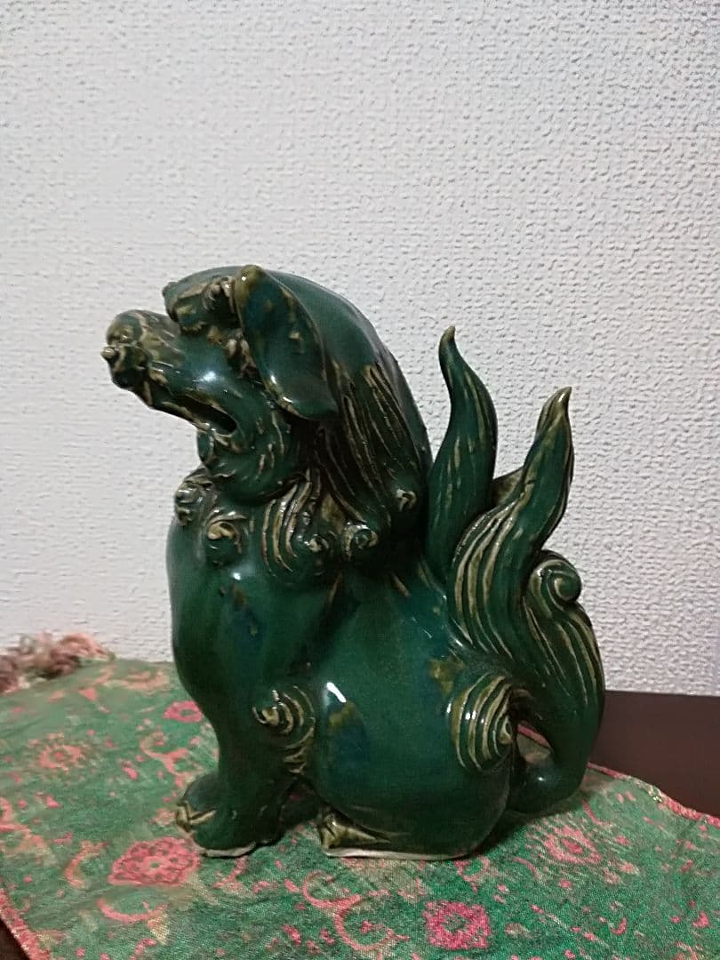 ⭐絶品 レア物 遺品少数 琉球陶芸の重鎮 小橋川永昌造 シーサー 置物 骨董品