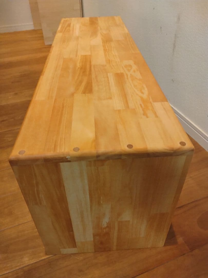 木製　ハンドメイド　オーダー　コの字　テーブル　机　テレビ台　水槽台　シェルフ