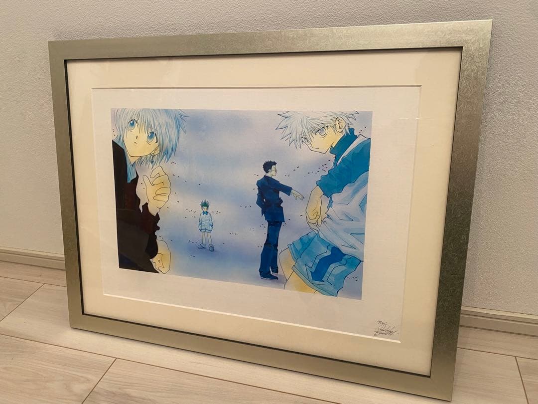 【新品】冨樫義博展限定　HUNTER×HUNTER 額装高精細複製原画